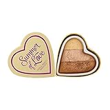 Makeup Revolution Blushing Hearts Triple Baked Bronzer, Hot Summer of Love