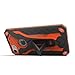 ZIZO Static Series for iPhone 8 Case Military Grade Drop Tested with Built in Kickstand iPhone 7 iPhone 6s Case Black Orange