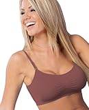 Coobie Scoop Neck Bralette, One Size, Mocha