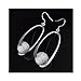 Fashion Jewelry Beautiful Alloy Solid Silver Classic Gift Hoop Earrings