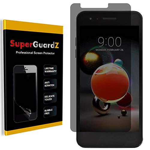 SuperGuardZ Screen Protector [Privacy Anti-Spy] for LG K8 (2018) /Aristo 2 /Zone 4 /Tribute Dynasty/Fortune 2 /Risio 3 /Aristo 2 Plus/Phoenix 4 /Rebel 4 /K8+