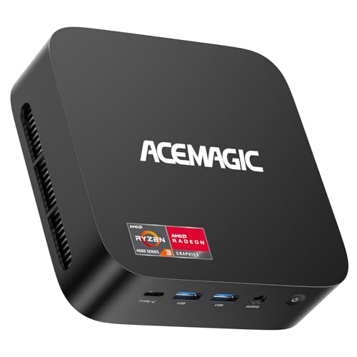 ACEMAGICIAN K1 Mini PC AMD Ryzen R2544 (bis zu 3,7 GHz) 16GB RAM DDR4