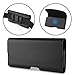 For Motorola Moto Z Force DROID Edition, Moto Z Play DROID, Moto Z2 Force, Moto Z2 Play, Z Play (2nd Gen), Premium Leather KP Pouch Case Holster with Belt Clip & Loops Fits thin Layer case on phone