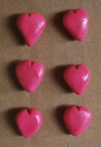 Heart Large Pushpins for Kitchen Corkboards and Bulletin Boards Handmade
