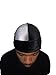 Velvet Premium Durag 360, 540, 720 Waves Extra Long Straps for Men Du-RAG Two-Tone (Black/Platinum)