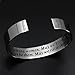 MS. CLOVER Inspirational Gift, Here's to strong women May we know them May we be them May we raise them Cuff. Best Friend Gift - Mother Daughter Bracelet