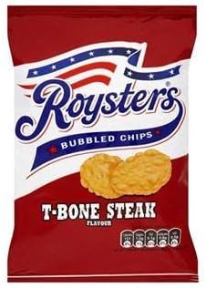 Roysters Bubbled Chips T-Bone Steak Flavour 28G X Case Of 28