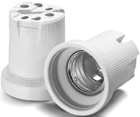 Houben Fassung E40 107780 Porz,ws,LP-Sich,M5 Lampenfassung 4019768058952