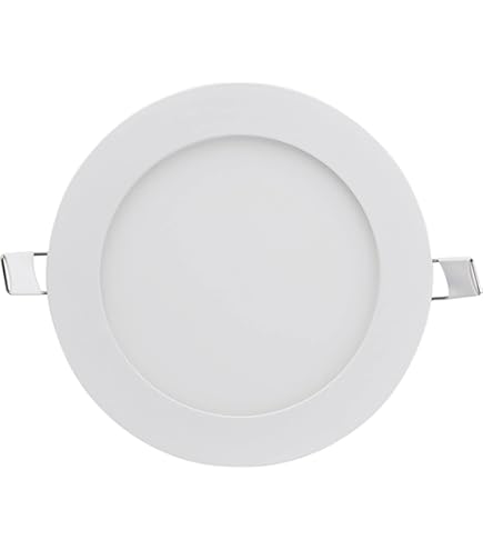 KYOTECH Focos Empotrados LED Baño IP65 230V 6W Equivalente A Incandescente 60W Blanco Cálido 3000K 500LM Ultraplanos Downlight LED Luz De Techo Para Baño Cocina Balcón Pasillo 6 Piezas (Ronda