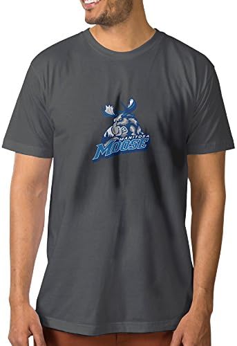 Man Manitoba Moose Logo Cotton TShirts