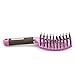 Boar Bristle Hair Brush Kaiercat® - Best at Detangling Thick Hair Vented For Faster Drying-100% Natural Boar Bristles for Hair Oil Distribution (Pink)