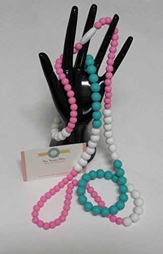 Silicone Teething Necklace: SAFE, BPA-free, Excellent Sensory tool, Stylish for Moms