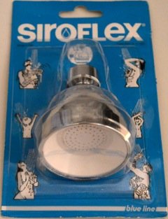 Siroflex Chromed White Shower Head (New Siroflex Product)