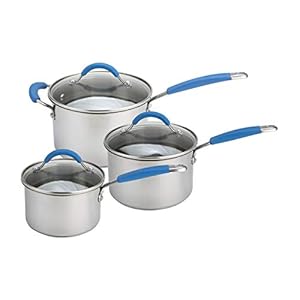 Joe-Wicks-Quick-Even-Stainless-Steel-Cookware-3-piece-deep-profile-saucepans Joe Wicks Quick & Even Stainless Steel Cookware - 3 piece deep profile saucepans