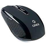 Wireless Silent Optical Computer Wheel Mouse DPI Exchange 5 Button (Black)