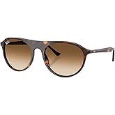 Ray-Ban Sunglasses, Havana Frame, Clear Gradient Brown Lens (0RB2215-9025156)