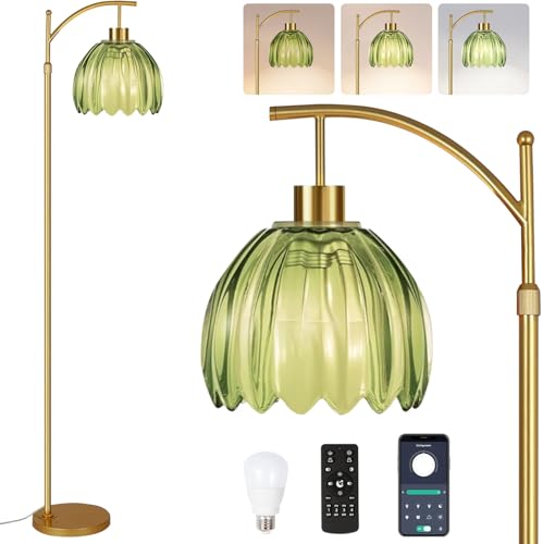 ILLMTW Glass Floor Lamp