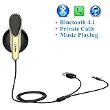 Car Hands Free Wireless Bluetooth Headset and Transmitter Safe Driving One-Ear Speakerphone Car Kit