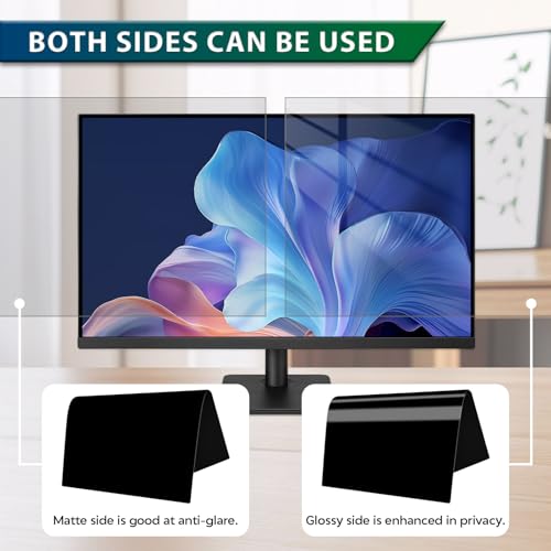STARY 27 Inch 16:9 Computer Privacy Screen Filter for Widescreen Monitor and Laptop - Anti-Glare - Anti-Scratch Protector Film - Data Confidentiality Shield [1 Pack]