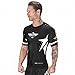 Elite Sports Item Star Short Sleeve Compression, Mma, Bjj, No Gi, Cross Training Rash Guard, Medium, White