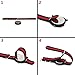 2pc 22mm Nato Ss Nylon Striped Black/Red,Black/Gray Interchangeable Replacement Pebble Lg Watch Band