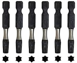 Milwaukee 48-32-4914, 2 Inch, Torx T30 Power Bits, 6 Bits