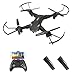 Goolsky VISUO XS809S Wifi FPV Drone 720P Wide Angle HD Camera Live Video Foldable RC Quadcopter and One Extra Battery - Altitude Hold Headless Mode One Key Off/Landing APP Control Long Flight Time