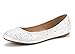 DREAM PAIRS SOLE-SHINE Women's Casual Rhinestone Solid Plain Ballet Comfort Soft Slip On Flats Shoes New Colors