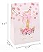 Ocosy 12Pcs Glitter Unicorn Party Favor Treat Bags, Goddie and Candy Bags, Unicorn Paper Gift Bags, Unicorn Party Supplies (12Pk)