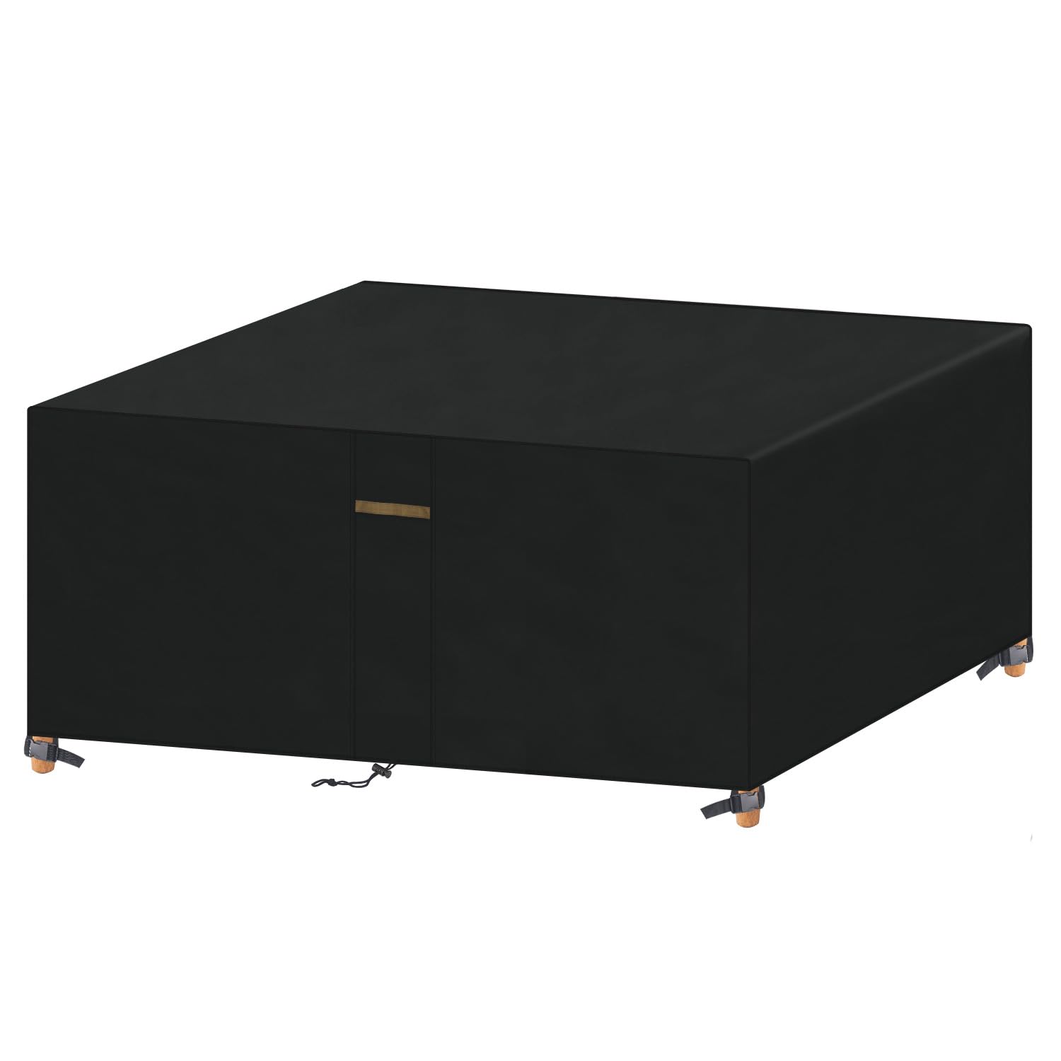 VANSHEIM Outdoor Patio Covers for Furniture Rattan Patio Furniture Cover Waterproof Outdoor Cover for a Table Weatherproof Covers for Patio Furniture Oxford Fabric Anti-UV Rectangular 250x185x100cm