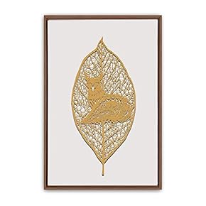 signwin Framed Canvas Wall Art Leaf Canvas Prints...