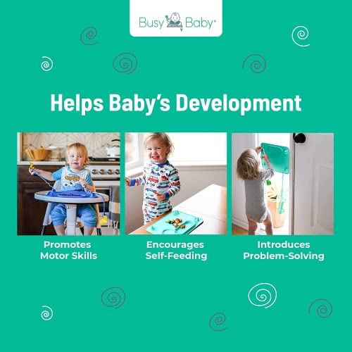 BUSY BABY Silicone PlacematAs Seen On Shark TankBuiltin Suction Cups