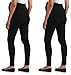 RUMOR HAS IT 2 Pack Maternity Over The Belly Super Soft Support Leggings (X Large, Black (2 Pack))