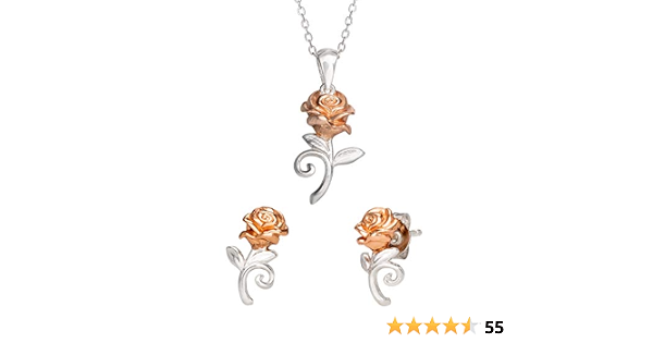 Disney Beauty and the Beast Jewelry Set 