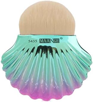 Xuanhemen MAANGE Women Girls Gradient Large Shells Foundation Powder Makeup Brushes Contour Powder Blush Angle Brush Tools
