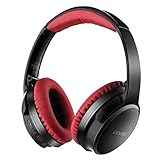 Active Noise Cancelling Bluetooth Headphones - HiFi Stereo Over Ear Wireless Headset with Microphone, Comfortable Protein Earpads, Foldable Design, 20H Playtime for PC/Cell Phones/TV, Travel and Work