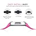 Gear S2 Watch Band, MoKo Soft Silicone Replacement Sport Band for Samsung Gear S2 (SM-R720 / SM-R730 ONLY) Smart Watch, NOT FIT S2 Classic (SM-R732 & SM-R735), NOT FIT Gear Fit2 Watch, Barbie PINK