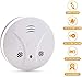 3 Pack Fire Alarms Smoke Detector Battery Operated with Photoelectric Sensor and Silence Button, Travel Portable Smoke Alarms