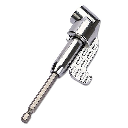OCGIG 1/4 Inch 105 Degree Hex Shank Screwdriver Angled Bit Holder Power Drill Tool