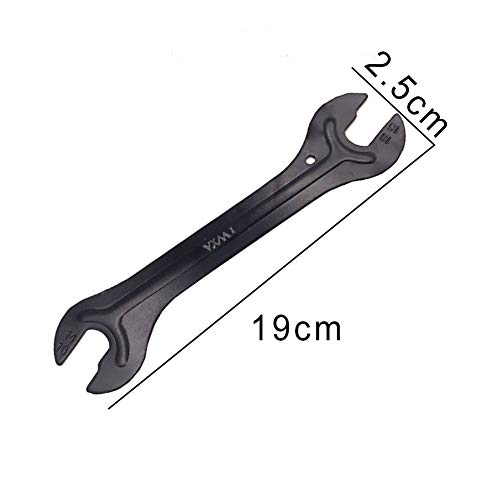 Carbon Steel Bike Bicycle Head Open End Axle Hub Cone Wrench Spanner Repair Tool