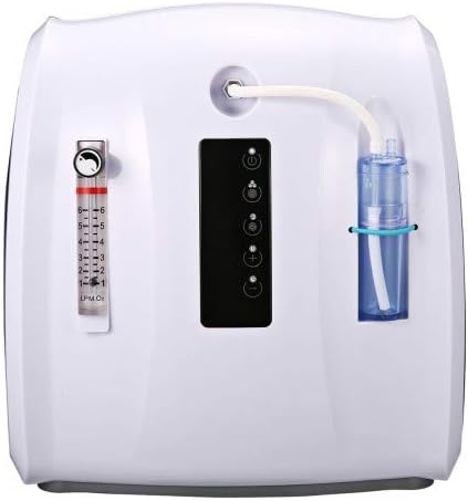 Portable Home Oxy-Device Concentrator Anion Generator with Full Accessories, Air Cleaner Device-Home Adjustable Air Concentrator-Blue, AC 110V
