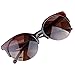 Anywa Fashion Vintage UV400 Sunglasses Retro Cat Eye Semi-Rim Round Glasses Unisex