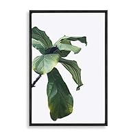 Framed Canvas Wall Art Green Plants Canvas Prints Home Artwork Decoration for Living Room,Bedroom - 16x24 inches