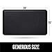 GORILLA GRIP Comfortable Cushioned Kitchen Mats for Floor, 39x20, Waterproof and Stain Resistant Soft Top, 3/4 Inch Thick Ergonomic Standing Desk Anti Fatigue Mat, Foam Supports Ankles and Feet, Black