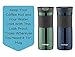 Contigo 20-Ounce SnapSeal Byron Travel Mug, Greyed Jade and Monaco Blue - Leak Proof Coffee Mug -Vacuum Insulated - Maintains Temperature of Drinks, Hot or Cold - Fits Most Car Cupholders - 2 Pack