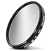 Altura Photo 62mm CPL Circular Polarizer Glass Filter, Slim Design w/ Rotating Mount