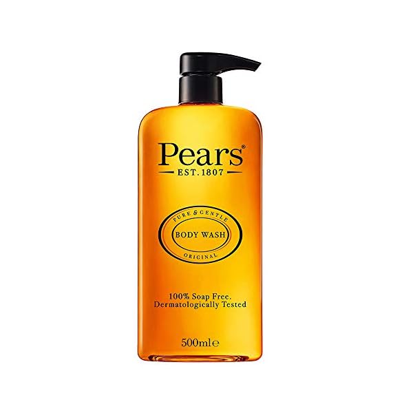 Pears-Original-Body-Wash-Multi-500-ml Pears Body Wash (500ml) Pure and Gentle Original | Made With Natural Oils and Soap Free | Nourishing Moisturisation and…