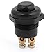 Uxcell a13101100ux0500 Auto Car Black Round Cap Momentary Push Button Switch DC 12V