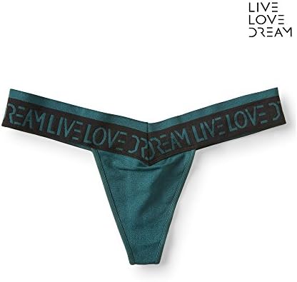 Aeropostale Women's Seamless Logo V-Waist Thong Underwear M Bright Chive