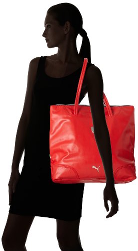 PUMA Women's Ferrari Long Sleeve Shopper, Red, One Size - Thumbnail 5